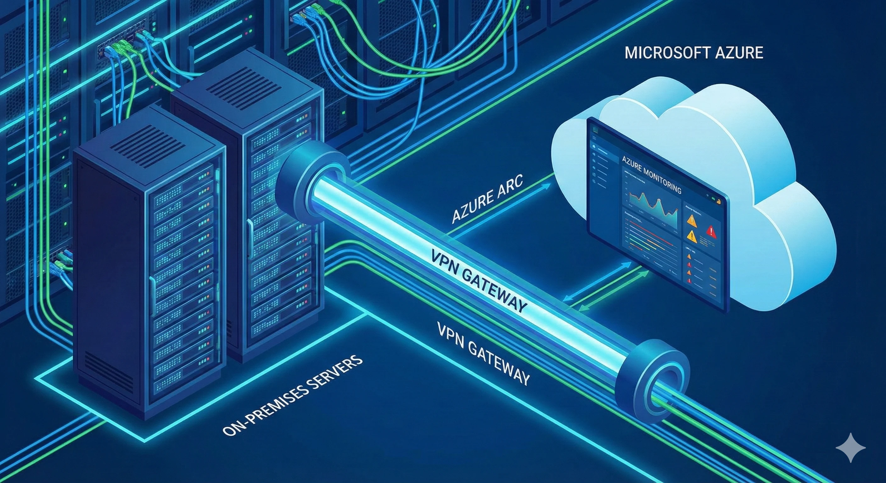 Ways to Connect On-Premises Servers to Azure for Monitoring