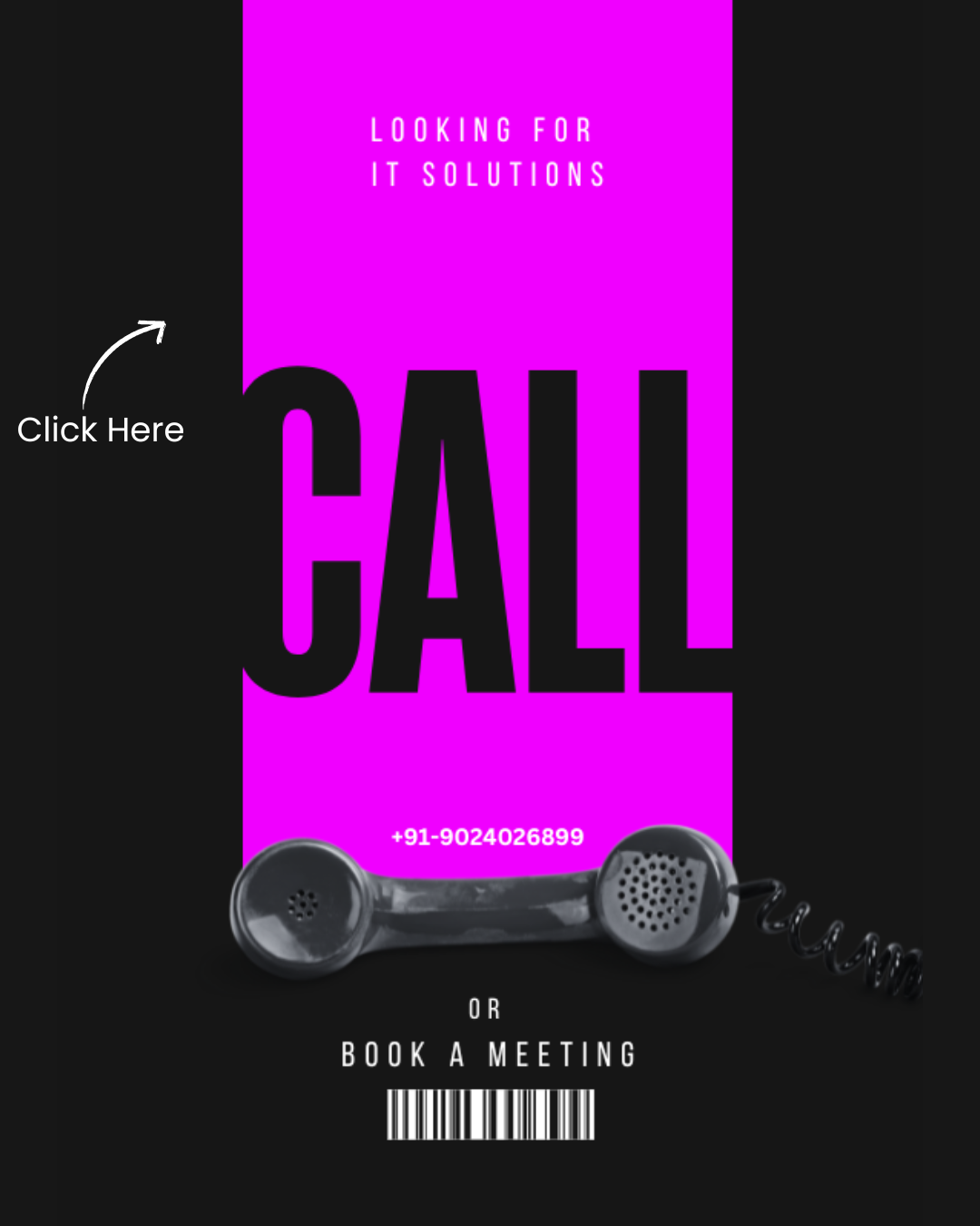 Promotional graphic with text